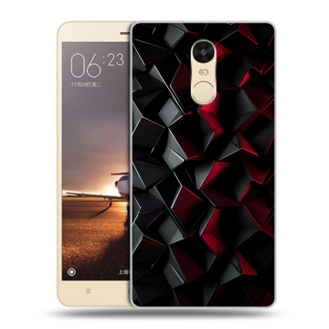 Силиконовый противоударный чехол на Xiaomi RedMi Note 4X с принтом Абстракция Силиконовый противоударный чехол на Xiaomi RedMi Note 4X с принтом Абстракция