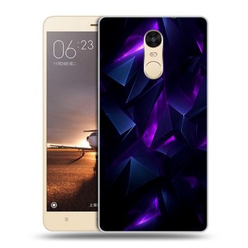 Силиконовый противоударный чехол на Xiaomi RedMi Note 4X с принтом Абстракиция Силиконовый противоударный чехол на Xiaomi RedMi Note 4X с принтом Абстракиция