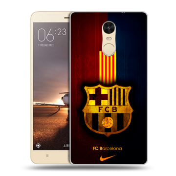 Силиконовый противоударный чехол на Xiaomi RedMi Note 4X с принтом Барселона Barcelona Силиконовый противоударный чехол на Xiaomi RedMi Note 4X с принтом Барселона Barcelona