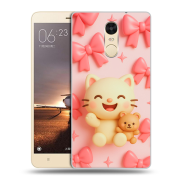 Силиконовый противоударный чехол на Xiaomi RedMi Note 4X с принтом для девочек