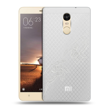 Силиконовый противоударный чехол на Xiaomi RedMi Note 4X с принтом Сотворение мира Силиконовый противоударный чехол на Xiaomi RedMi Note 4X с принтом Сотворение мира