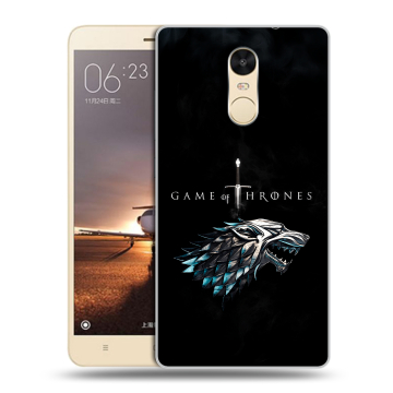 Силиконовый противоударный чехол на Xiaomi RedMi Note 4X с принтом Игра Престолов Game Thrones