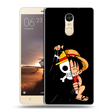 Силиконовый противоударный чехол на Xiaomi RedMi Note 4X с принтом One Piece Ван Пис Силиконовый противоударный чехол на Xiaomi RedMi Note 4X с принтом One Piece Ван Пис