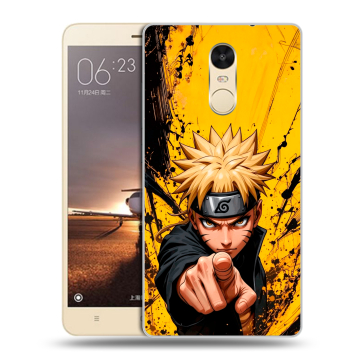 Силиконовый противоударный чехол на Xiaomi RedMi Note 4X с принтом Naruto Наруто Силиконовый противоударный чехол на Xiaomi RedMi Note 4X с принтом Naruto Наруто
