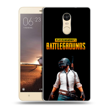 Силиконовый противоударный чехол на Xiaomi RedMi Note 4X с принтом PUGB ПАГБ Силиконовый противоударный чехол на Xiaomi RedMi Note 4X с принтом PUGB ПАГБ