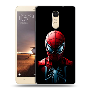 Силиконовый противоударный чехол на Xiaomi RedMi Note 4X с принтом Spiderman Человек паук Силиконовый противоударный чехол на Xiaomi RedMi Note 4X с принтом Spiderman Человек паук