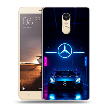 Силиконовый противоударный чехол на Xiaomi RedMi Note 4X с принтом Mercedes Мерседес Силиконовый противоударный чехол на Xiaomi RedMi Note 4X с принтом Mercedes Мерседес