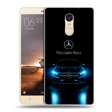 Силиконовый противоударный чехол на Xiaomi RedMi Note 4X с принтом Mercedes Мерседес Силиконовый противоударный чехол на Xiaomi RedMi Note 4X с принтом Mercedes Мерседес