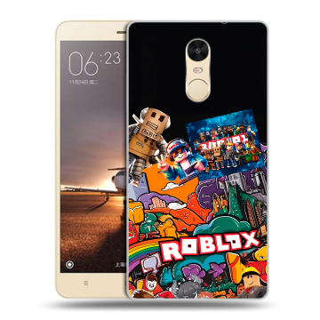 Силиконовый противоударный чехол на Xiaomi RedMi Note 4X с принтом Roblox Роблокс Силиконовый противоударный чехол на Xiaomi RedMi Note 4X с принтом Roblox Роблокс