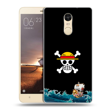 Силиконовый противоударный чехол на Xiaomi RedMi Note 4X с принтом One Piece Ван Пис Силиконовый противоударный чехол на Xiaomi RedMi Note 4X с принтом One Piece Ван Пис