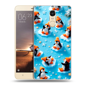 Силиконовый противоударный чехол на Xiaomi RedMi Note 4X с принтом Новый год Силиконовый противоударный чехол на Xiaomi RedMi Note 4X с принтом Новый год