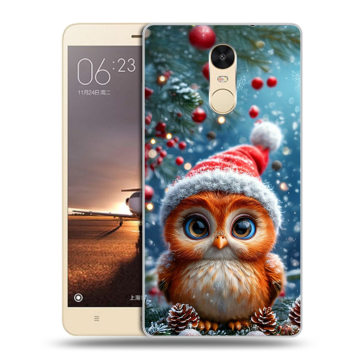 Силиконовый противоударный чехол на Xiaomi RedMi Note 4X с принтом Новый год Силиконовый противоударный чехол на Xiaomi RedMi Note 4X с принтом Новый год