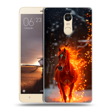 Силиконовый противоударный чехол на Xiaomi RedMi Note 4X с принтом Новый год Силиконовый противоударный чехол на Xiaomi RedMi Note 4X с принтом Новый год