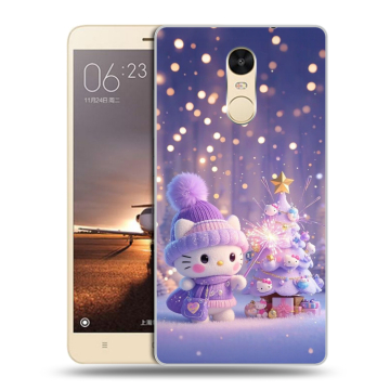 Силиконовый противоударный чехол на Xiaomi RedMi Note 4X с принтом Новый год Силиконовый противоударный чехол на Xiaomi RedMi Note 4X с принтом Новый год
