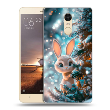 Силиконовый противоударный чехол на Xiaomi RedMi Note 4X с принтом Новый год Силиконовый противоударный чехол на Xiaomi RedMi Note 4X с принтом Новый год