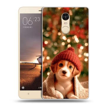 Силиконовый противоударный чехол на Xiaomi RedMi Note 4X с принтом Новый год Силиконовый противоударный чехол на Xiaomi RedMi Note 4X с принтом Новый год