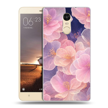 Силиконовый противоударный чехол на Xiaomi RedMi Note 4X с принтом женский Силиконовый противоударный чехол на Xiaomi RedMi Note 4X с принтом женский