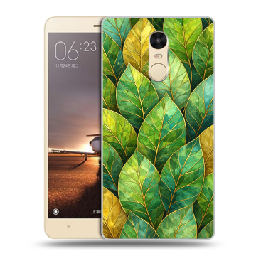 Силиконовый противоударный чехол на Xiaomi RedMi Note 4X с принтом женский