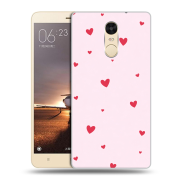 Силиконовый противоударный чехол на Xiaomi RedMi Note 4X с принтом для девочек