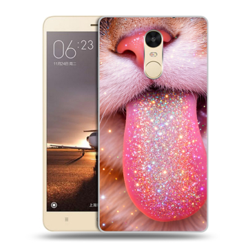 Силиконовый противоударный чехол на Xiaomi RedMi Note 4X с принтом для девочек
