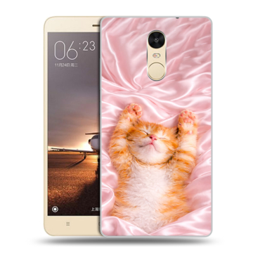 Силиконовый противоударный чехол на Xiaomi RedMi Note 4X с принтом женский