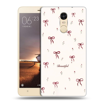 Силиконовый противоударный чехол на Xiaomi RedMi Note 4X с принтом для девочек