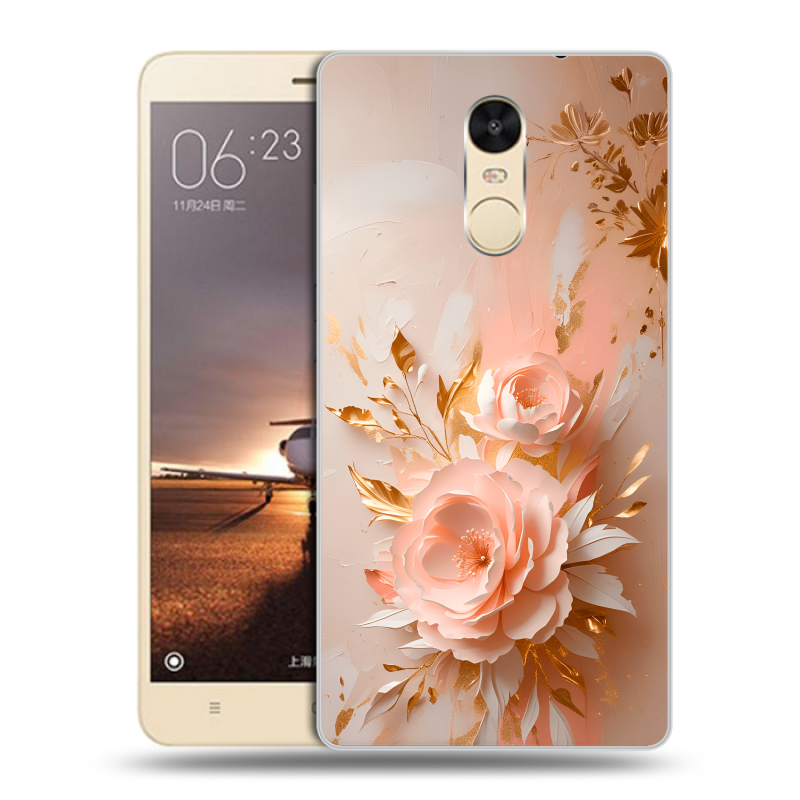 Силиконовый противоударный чехол на Xiaomi RedMi Note 4X с принтом женский Силиконовый противоударный чехол на Xiaomi RedMi Note 4X с принтом женский
