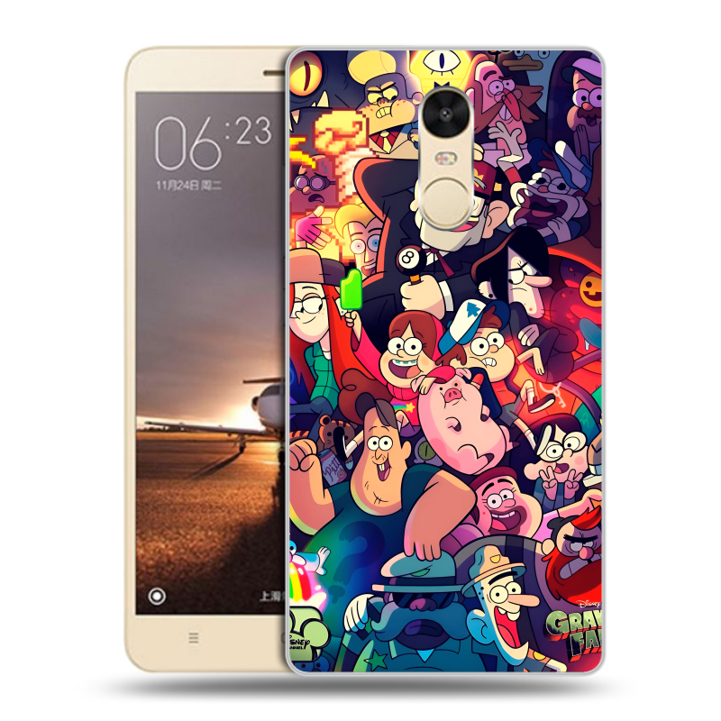Силиконовый противоударный чехол на Xiaomi RedMi Note 4X с принтом Gravity Falls Гравити Фолз Силиконовый противоударный чехол на Xiaomi RedMi Note 4X с принтом Gravity Falls Гравити Фолз