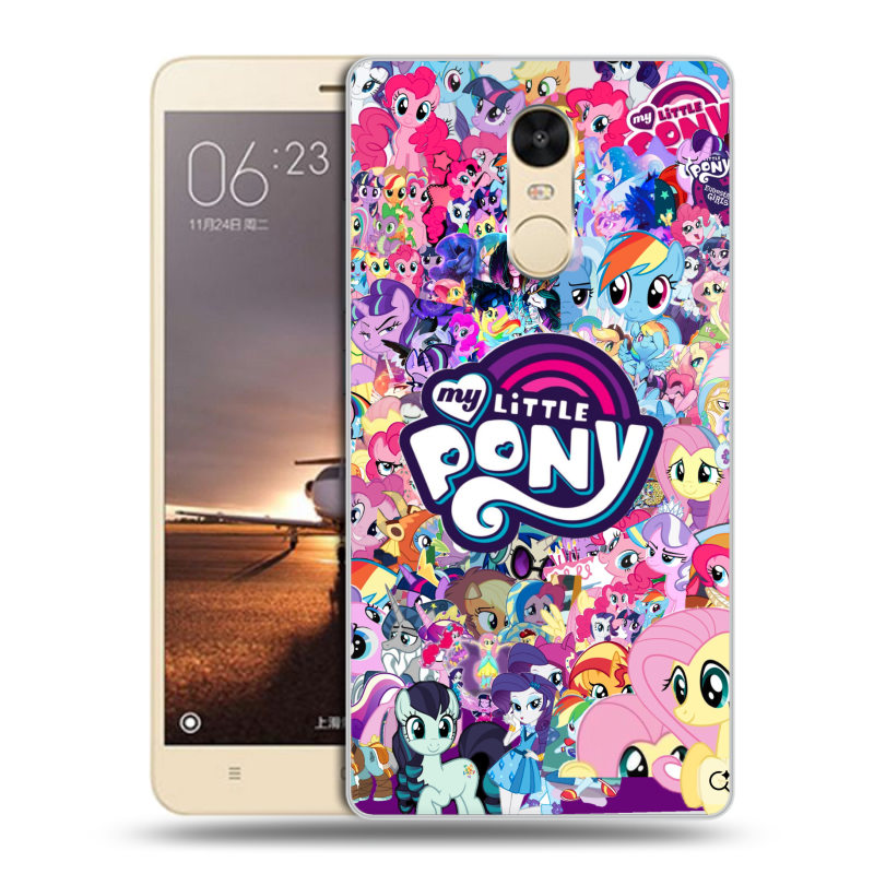 Силиконовый противоударный чехол на Xiaomi RedMi Note 4X с принтом My little pony Дружба чудо Силиконовый противоударный чехол на Xiaomi RedMi Note 4X с принтом My little pony Дружба чудо