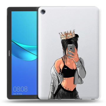 Силиконовый чехол на планшета Huawei MediaPad M5 10.8 с принтом Женские принты Силиконовый чехол на планшета Huawei MediaPad M5 10.8 с принтом Женские принты
