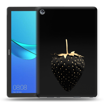 Силиконовый чехол на планшета Huawei MediaPad M5 10.8 с принтом Черная клубника Силиконовый чехол на планшета Huawei MediaPad M5 10.8 с принтом Черная клубника
