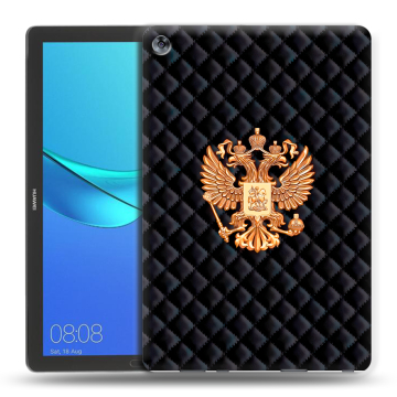Силиконовый чехол на Huawei MediaPad M5 10.8 с принтом Герб России принт Силиконовый чехол на Huawei MediaPad M5 10.8 с принтом Герб России принт
