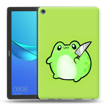 Силиконовый чехол на Huawei MediaPad M5 10.8 с принтом Лягушенок Силиконовый чехол на Huawei MediaPad M5 10.8 с принтом Лягушенок