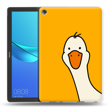 Силиконовый чехол на Huawei MediaPad M5 10.8 с принтом Утка Силиконовый чехол на Huawei MediaPad M5 10.8 с принтом Утка