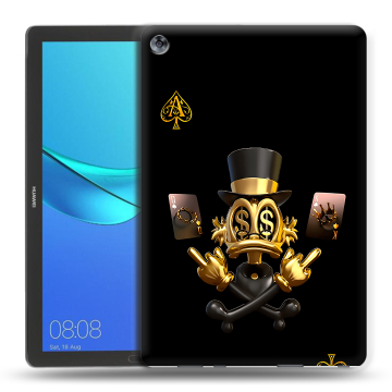 Силиконовый чехол на Huawei MediaPad M5 10.8 с принтом Золотой скрудж макдак