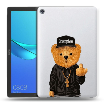 Силиконовый чехол на Huawei MediaPad M5 10.8 с принтом Плюшевый медведь Силиконовый чехол на Huawei MediaPad M5 10.8 с принтом Плюшевый медведь
