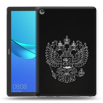 Силиконовый чехол на Huawei MediaPad M5 10.8 с принтом Герб России