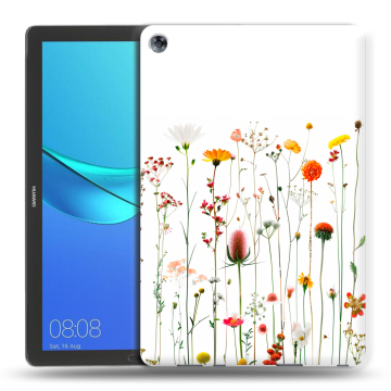 Силиконовый чехол на Huawei MediaPad M5 10.8 с принтом цветы Силиконовый чехол на Huawei MediaPad M5 10.8 с принтом цветы