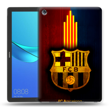 Силиконовый чехол на Huawei MediaPad M5 10.8 с принтом Барселона Barcelona