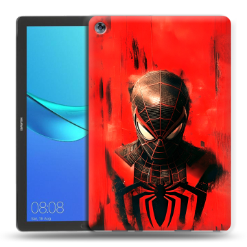 Силиконовый чехол на Huawei MediaPad M5 10.8 с принтом человек паук spiderman Силиконовый чехол на Huawei MediaPad M5 10.8 с принтом человек паук spiderman
