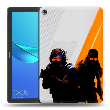 Силиконовый чехол на Huawei MediaPad M5 10.8 с принтом Контер страйк Counter strike Силиконовый чехол на Huawei MediaPad M5 10.8 с принтом Контер страйк Counter strike