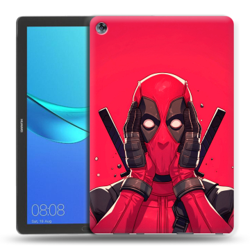 Силиконовый чехол на Huawei MediaPad M5 10.8 с принтом Дедпул Deadpool Силиконовый чехол на Huawei MediaPad M5 10.8 с принтом Дедпул Deadpool