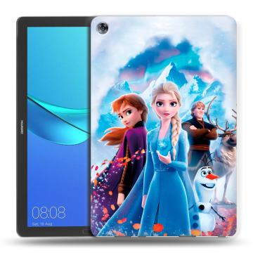 Силиконовый чехол на Huawei MediaPad M5 10.8 с принтом Холодное сердце Frozen Силиконовый чехол на Huawei MediaPad M5 10.8 с принтом Холодное сердце Frozen
