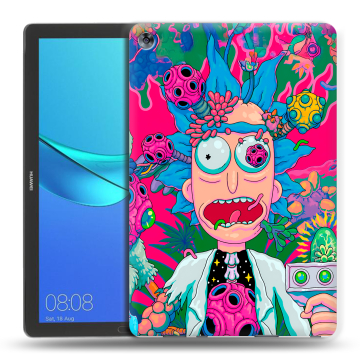 Силиконовый чехол на Huawei MediaPad M5 10.8 с принтом Рик и Морти Rick Morty Силиконовый чехол на Huawei MediaPad M5 10.8 с принтом Рик и Морти Rick Morty