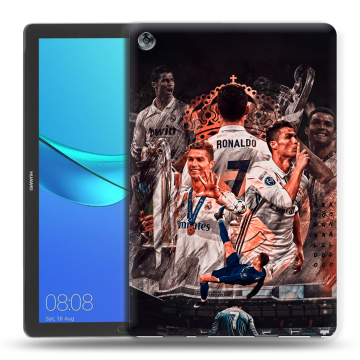 Силиконовый чехол на Huawei MediaPad M5 10.8 с принтом Реал Роналдо Real Ronaldo
