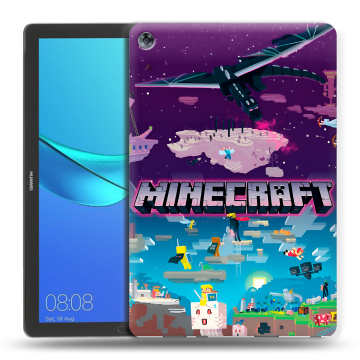 Силиконовый чехол на Huawei MediaPad M5 10.8 с принтом Майнкрафт Minecraft Силиконовый чехол на Huawei MediaPad M5 10.8 с принтом Майнкрафт Minecraft