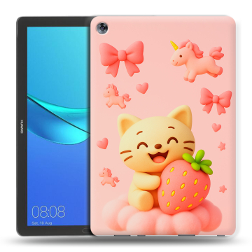 Силиконовый чехол на Huawei MediaPad M5 10.8 с принтом для девочек Силиконовый чехол на Huawei MediaPad M5 10.8 с принтом для девочек