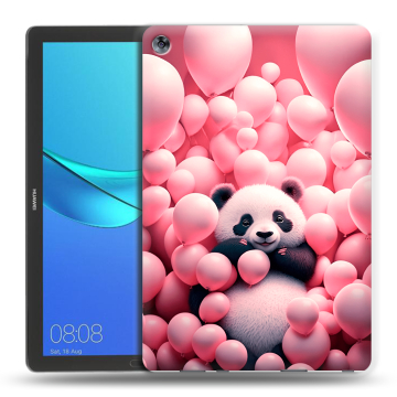 Силиконовый чехол на Huawei MediaPad M5 10.8 с принтом Панда Силиконовый чехол на Huawei MediaPad M5 10.8 с принтом Панда