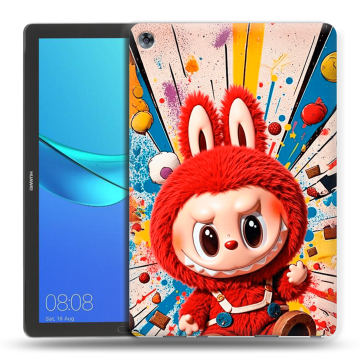 Силиконовый чехол на Huawei MediaPad M5 10.8 с принтом Labubu Лабубу Силиконовый чехол на Huawei MediaPad M5 10.8 с принтом Labubu Лабубу