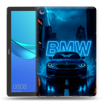 Силиконовый чехол на Huawei MediaPad M5 10.8 с принтом BMW БМВ Силиконовый чехол на Huawei MediaPad M5 10.8 с принтом BMW БМВ